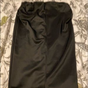 High Waist Black Maternity Skirt